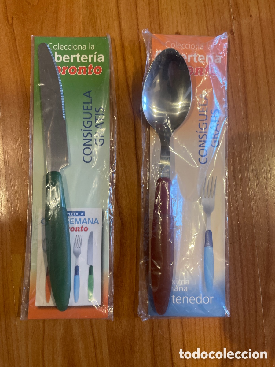 Nuevo: Cuchara y cuchillo de la revista pronto