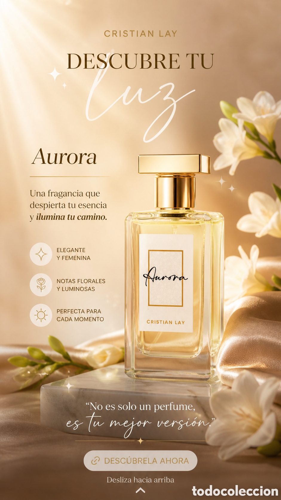 Novo: Perfume Aurora 50ml spray