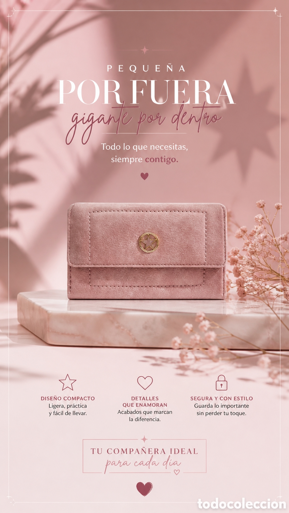 Neu: Cartera star lite color rosa