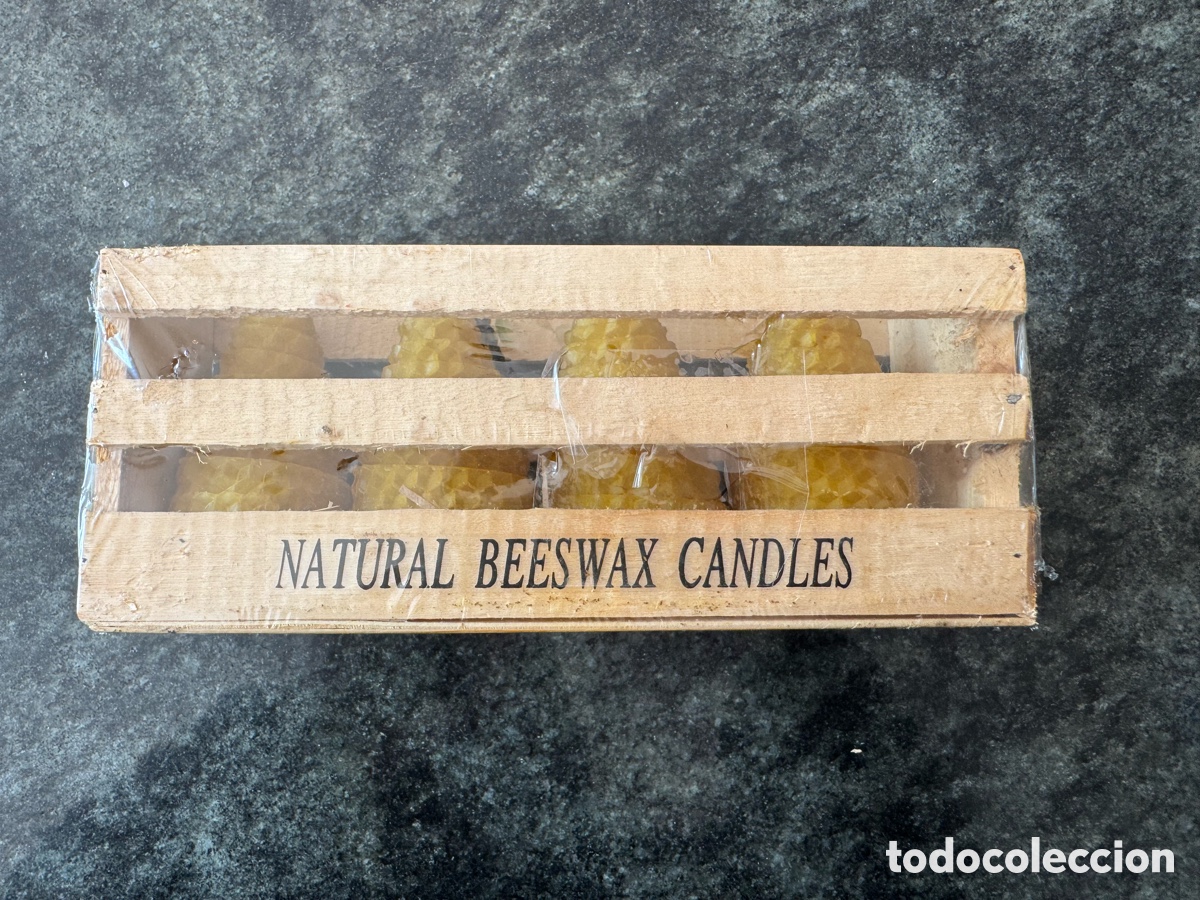 Nuevo: PACK 4 VELAS DE CERA DE ABEJA