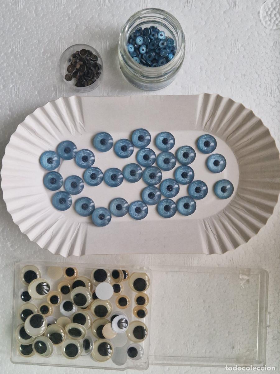 Nuevo: LOTE OJOS VARIADOS. PARA MANUALIDADES. MONTAJES DE MU&Ntilde;ECOS. VER FOTOS.