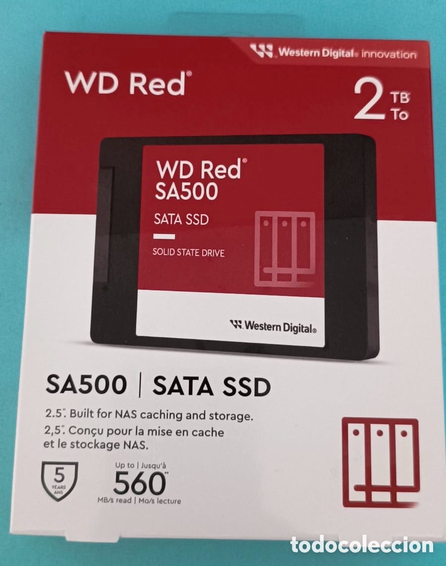 Nuevo: WD Red SA500 NAS SATA SSD 2TB - Nuevo Precintado - Alta Resistencia
