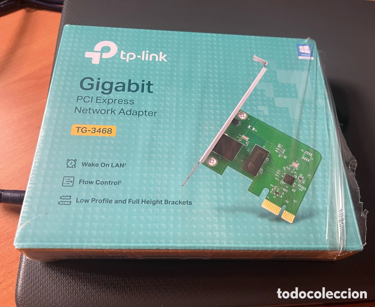 Nuevo: Adaptador de Red TP-Link TG-3468 Gigabit PCI Express - 10/100/1000 Mbps &ndash; Nuevo