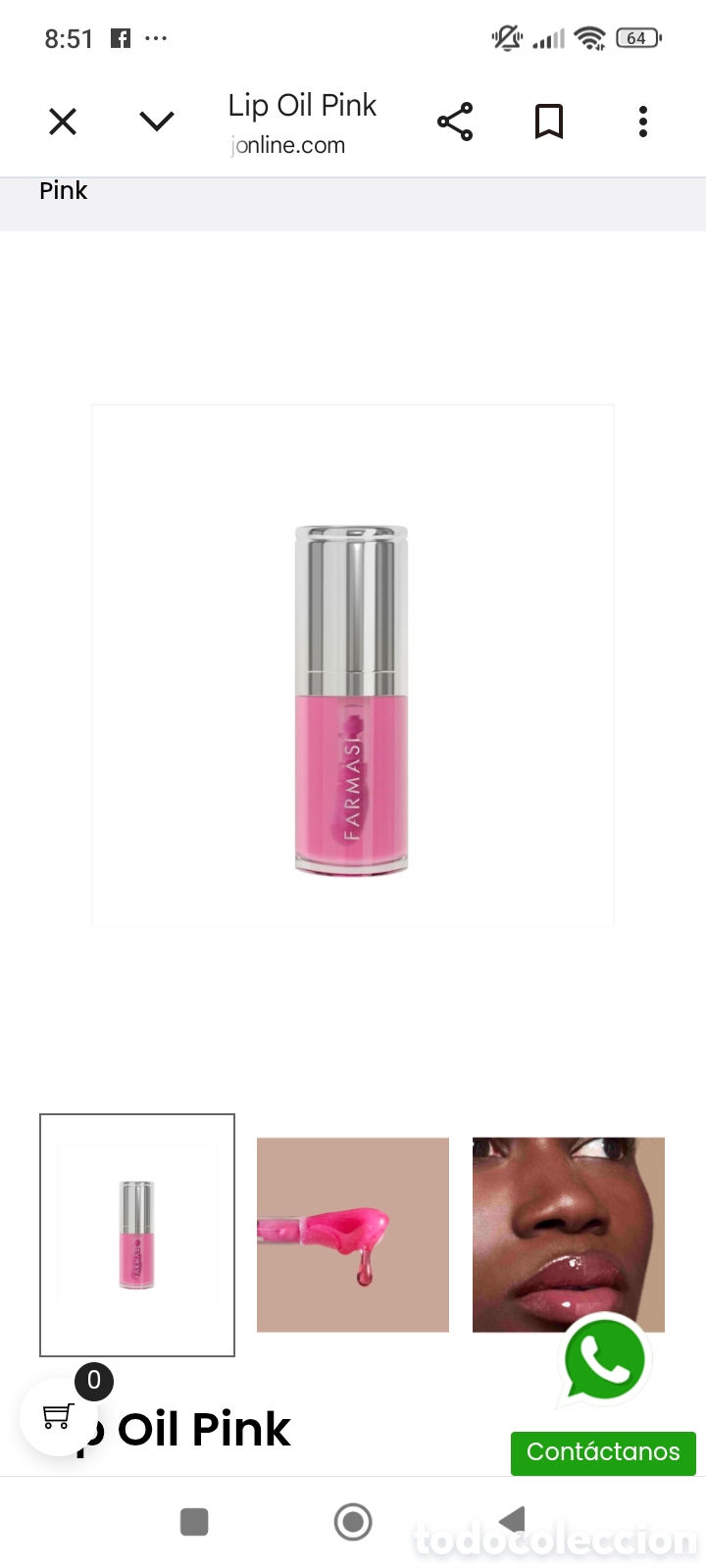Nuevo: Lip Oil Pink aceite labial - Foto 2