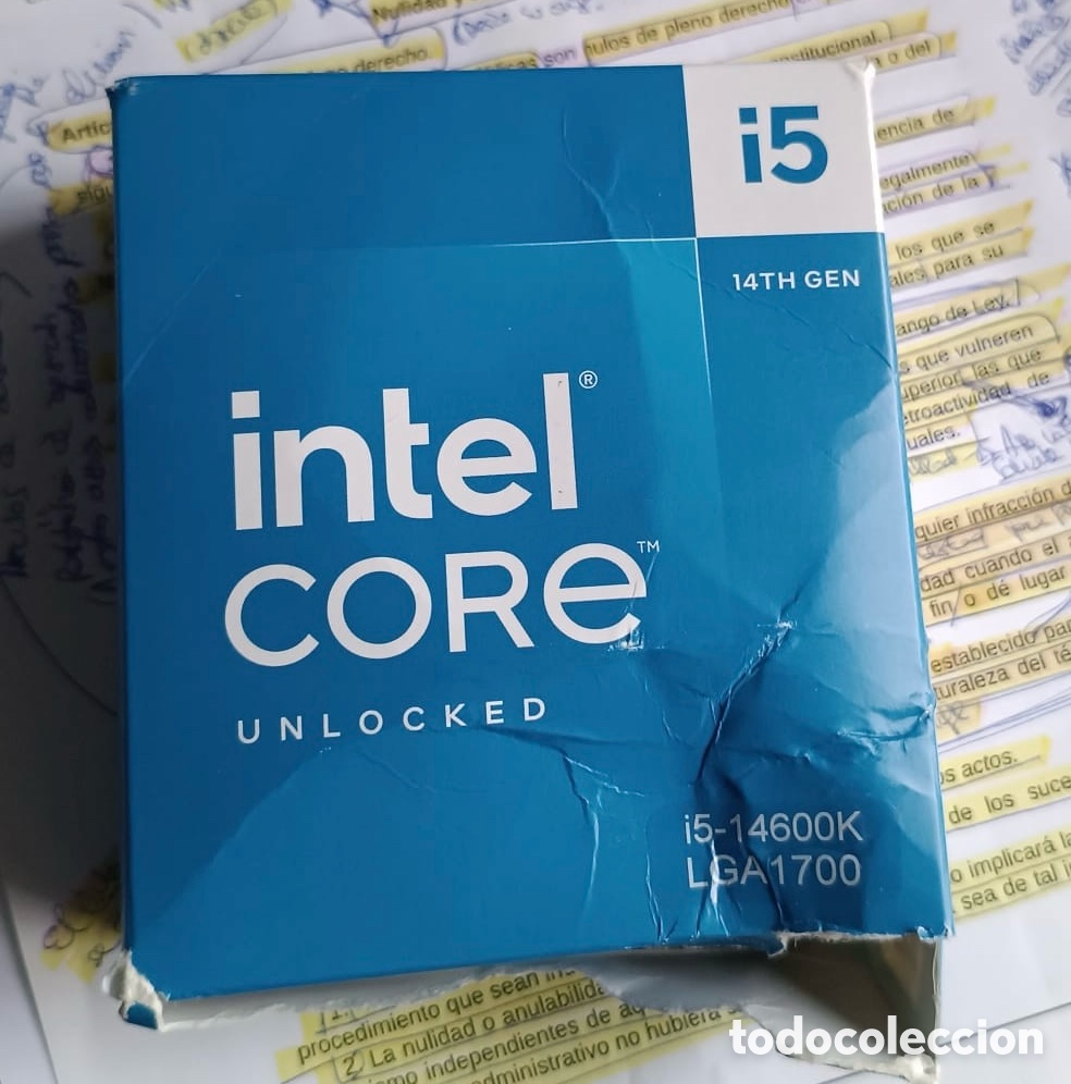 Nuevo: Intel Core i5-14600K 14&ordf; Gen - NUEVO A ESTRENAR - Precintado (Caja Da&ntilde;ada)