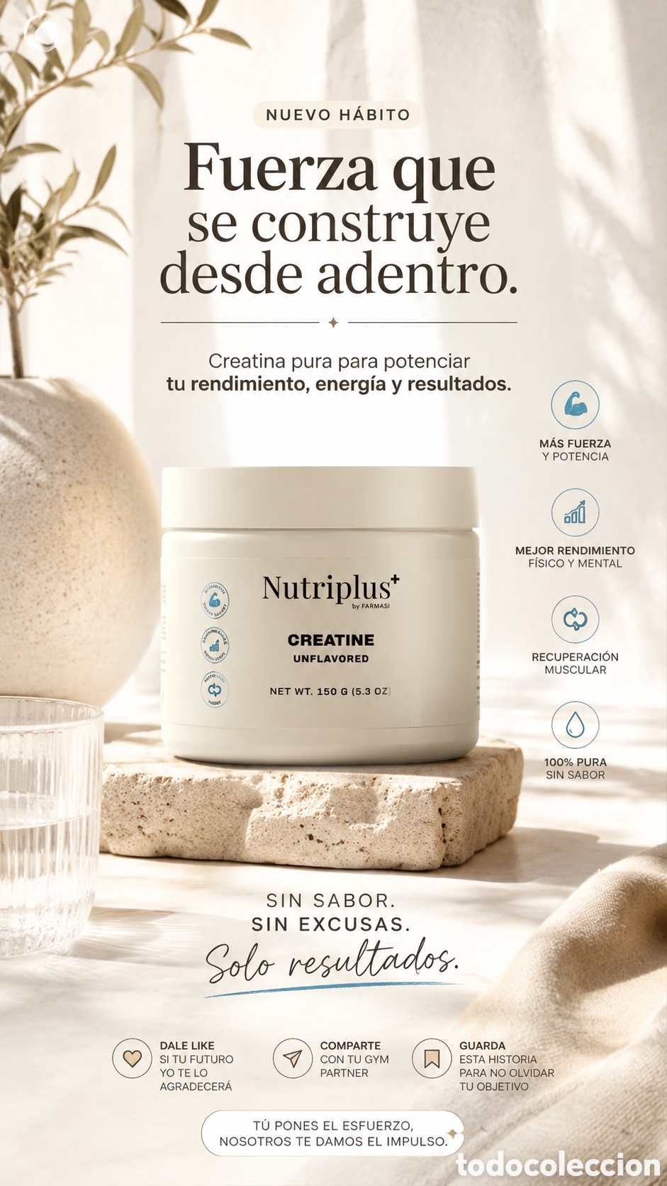 Nuevo: Nutriplus+ Creatine alta calidad