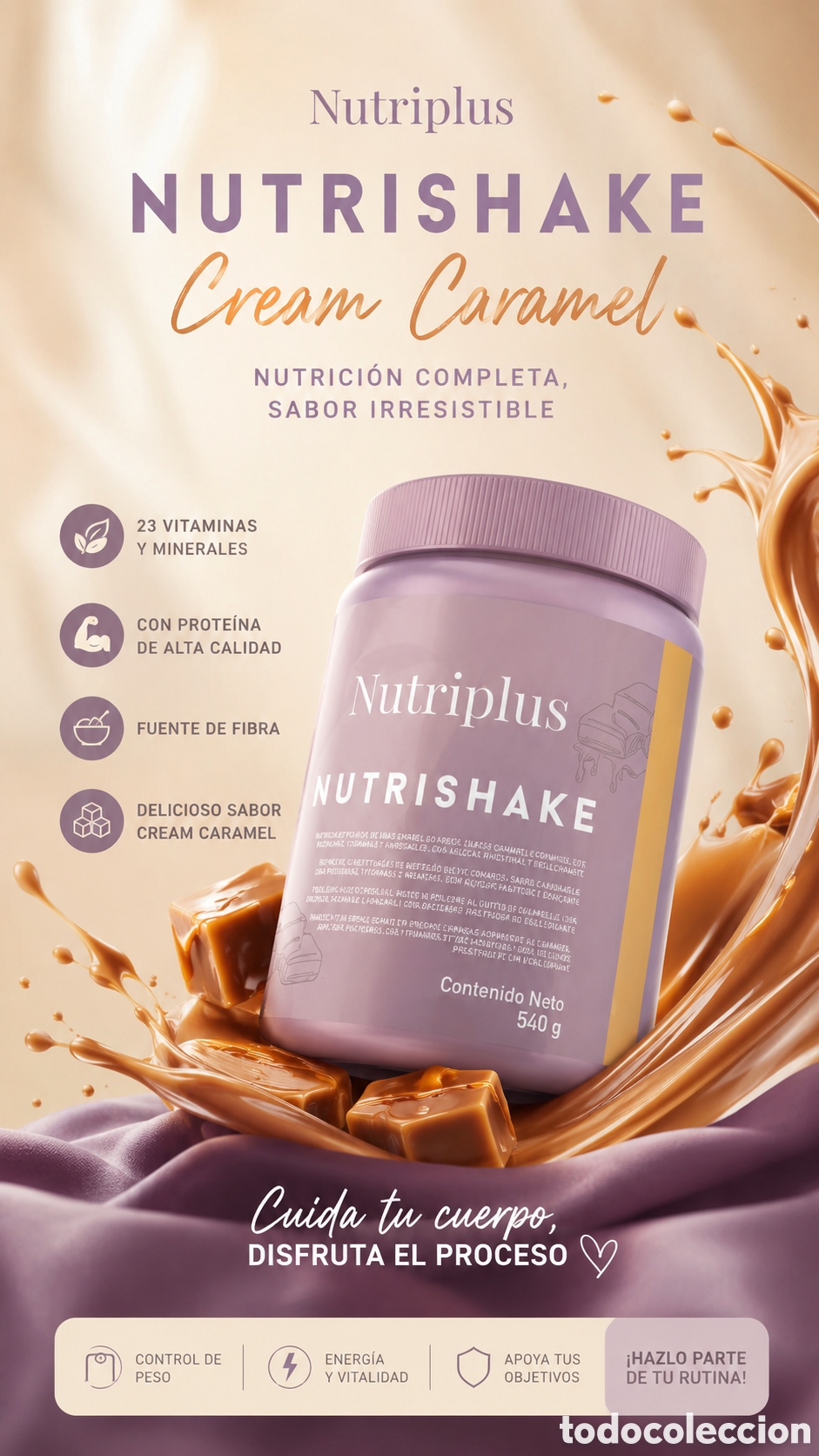 Nuevo: Nutriplus Shake - Cream Caramel