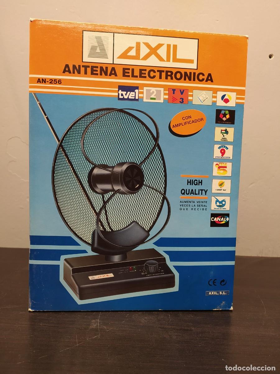 Nuevo: ANTENA ELECTRONICA AXIL Mod AN-256 CON AMPLIFICADOR NUEVA EN CAJA-ANTENA TELEVISION