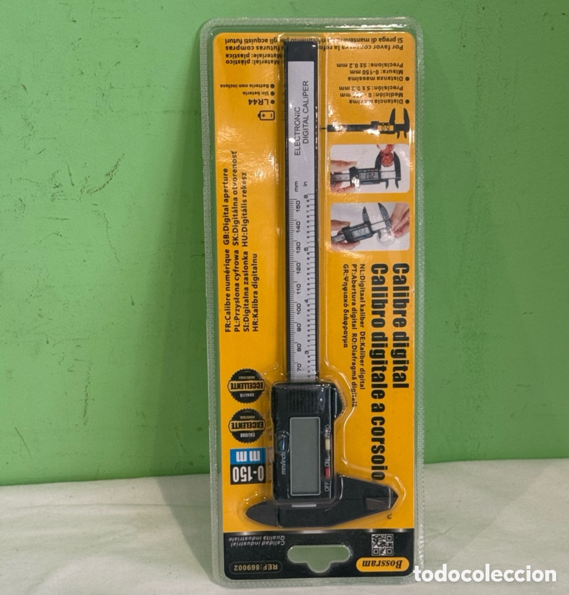 New: Calibre digital electr&oacute;nico Bossram 0-150 mm nuevo sin estrenar en blister original