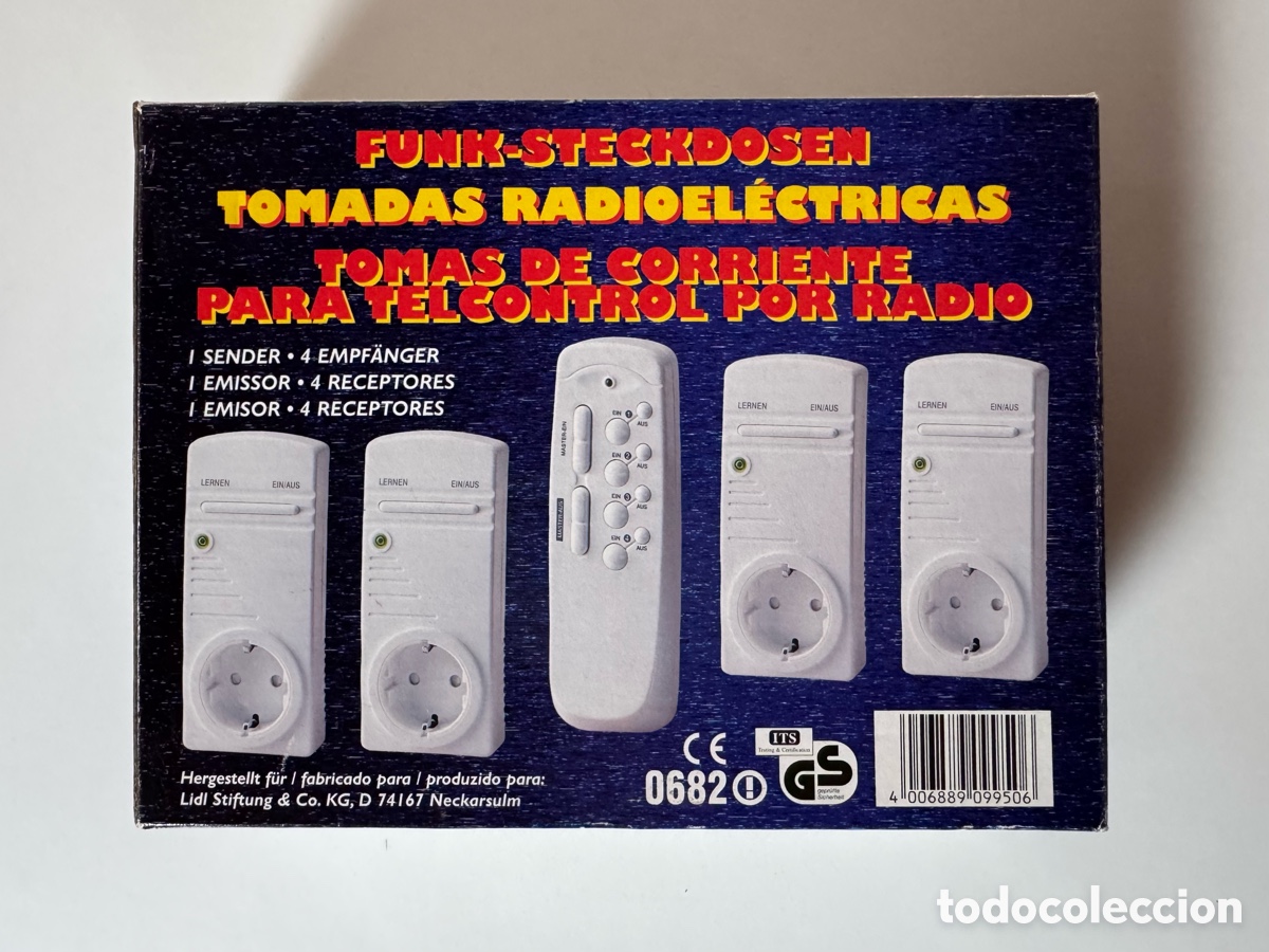 Nuevo: 4 ENCHUFES CON MANDO A DISTANCIA