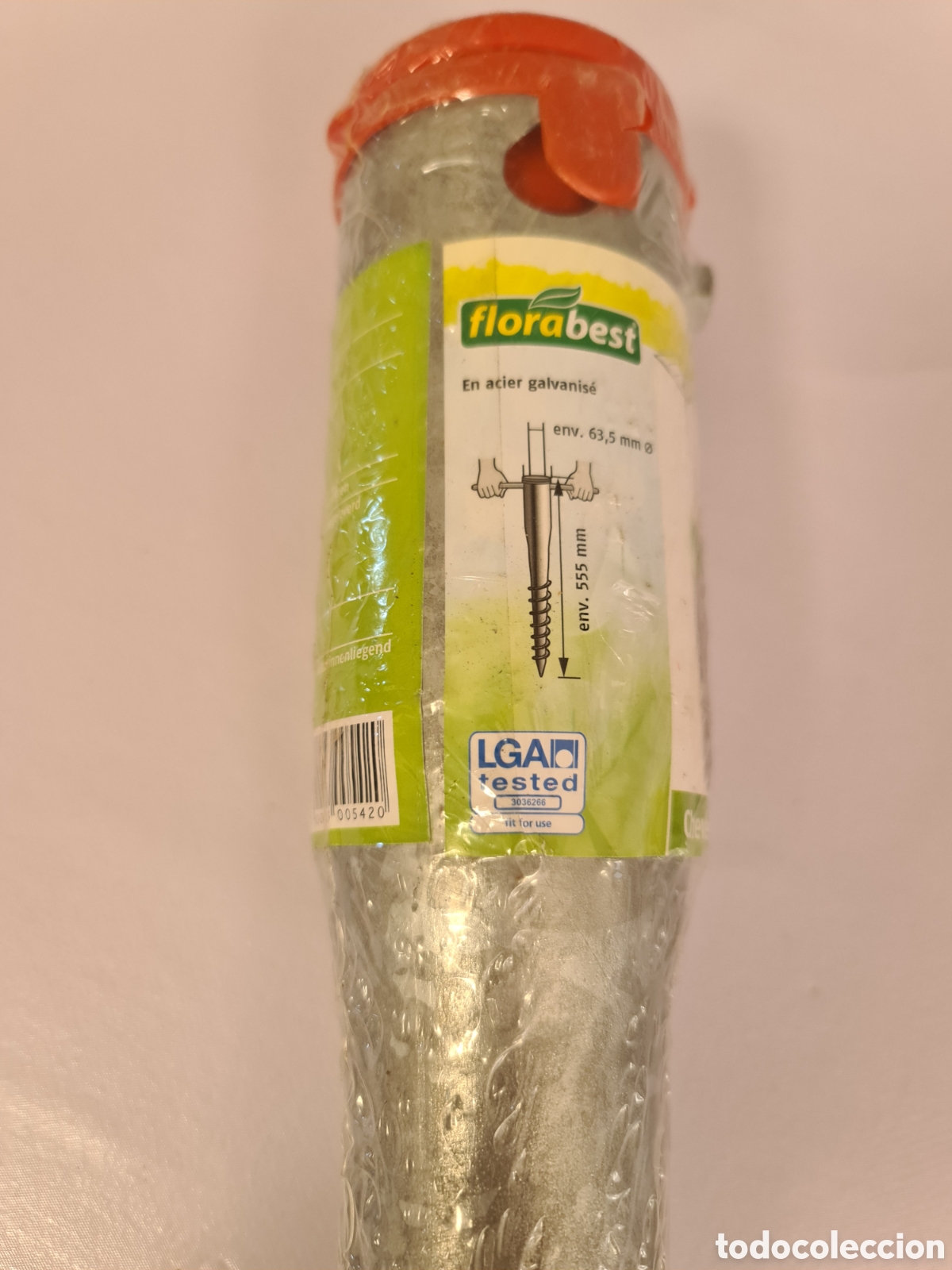 New: Barrena metalica, para sombrilla. NUEVA