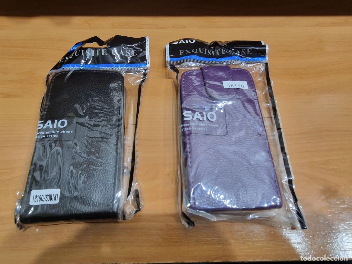 Nuevo: Lote 2751. 2 Fundas de m&oacute;vil, marca SAIO, para I8190/S3Mini