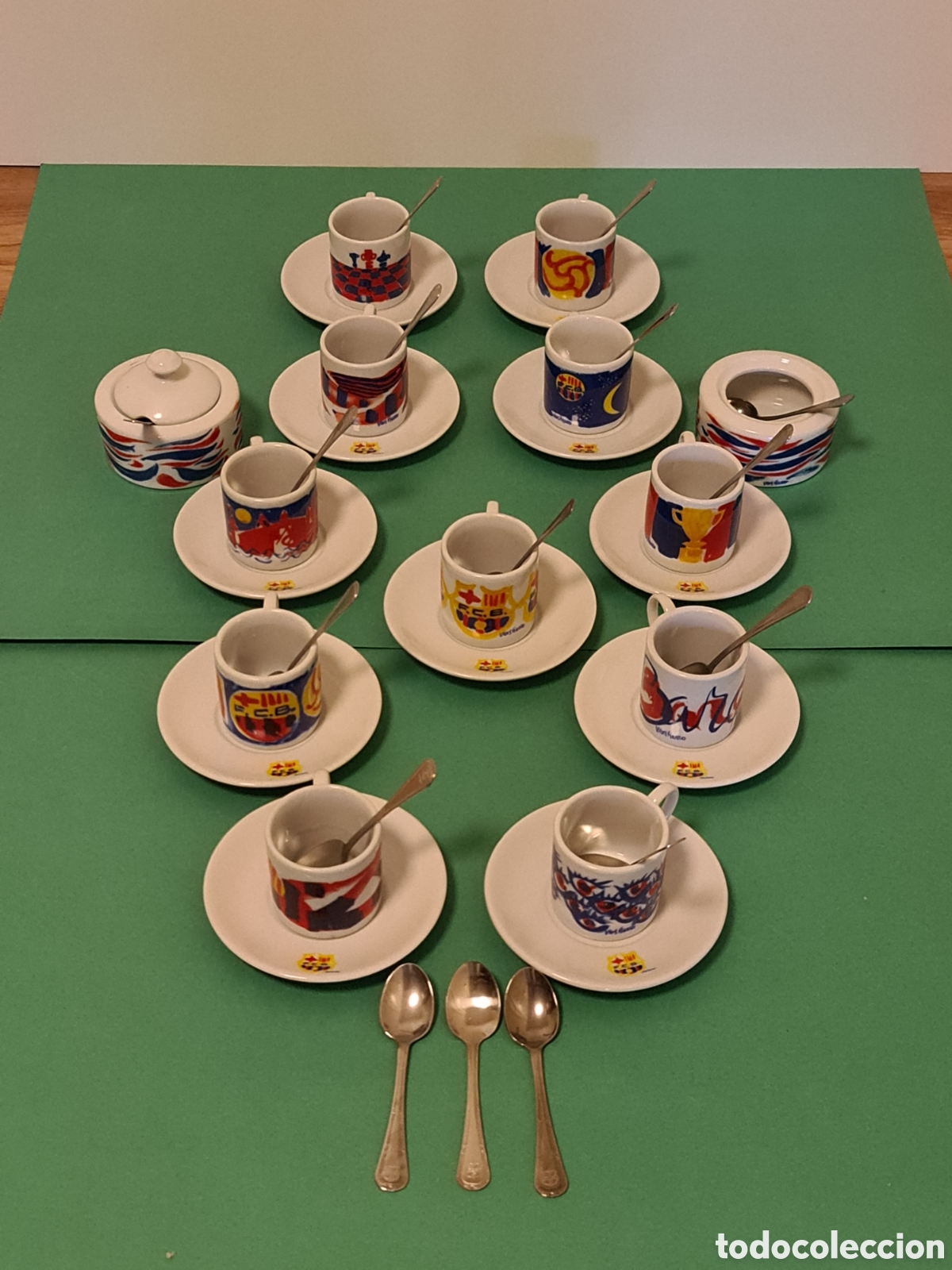 Neuf: Juego de caf&eacute; F.C Barcelona.