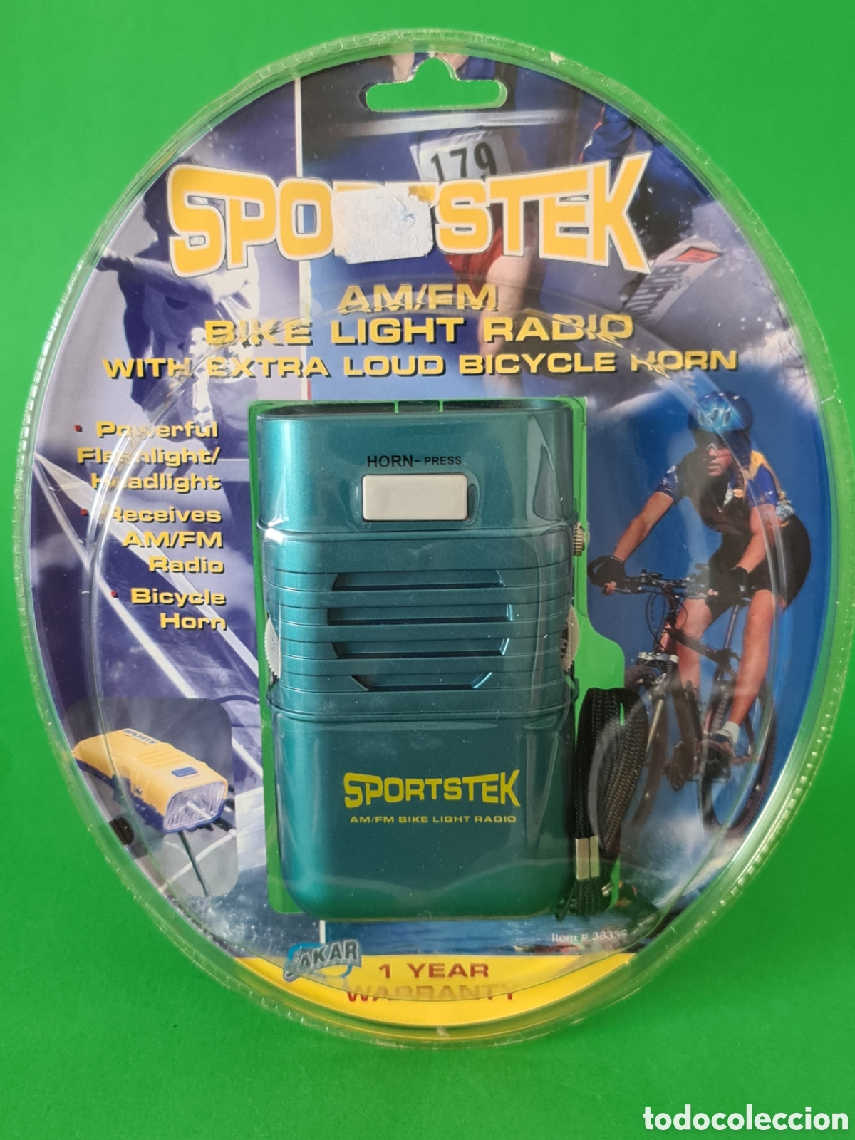 Neuf: Radio con luz y bocina, para bicicleta/ Sportstek
