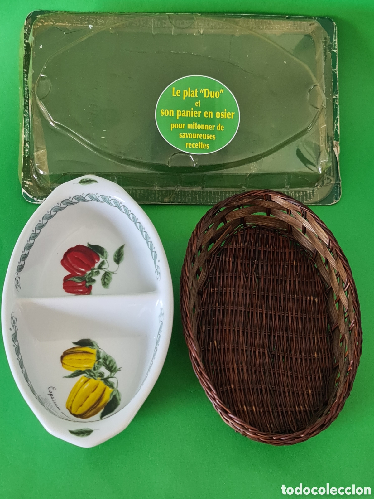 Neuf: Bandeja peque&ntilde;a duo de porcelana/ marca Tognana