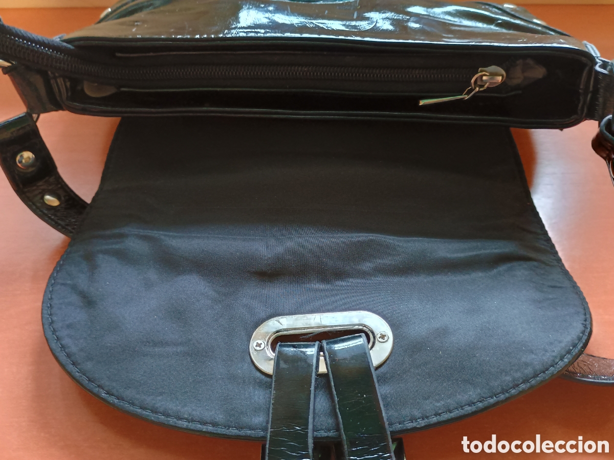 Nuevo: Bolso de mano negro con tachuelas - Foto 4