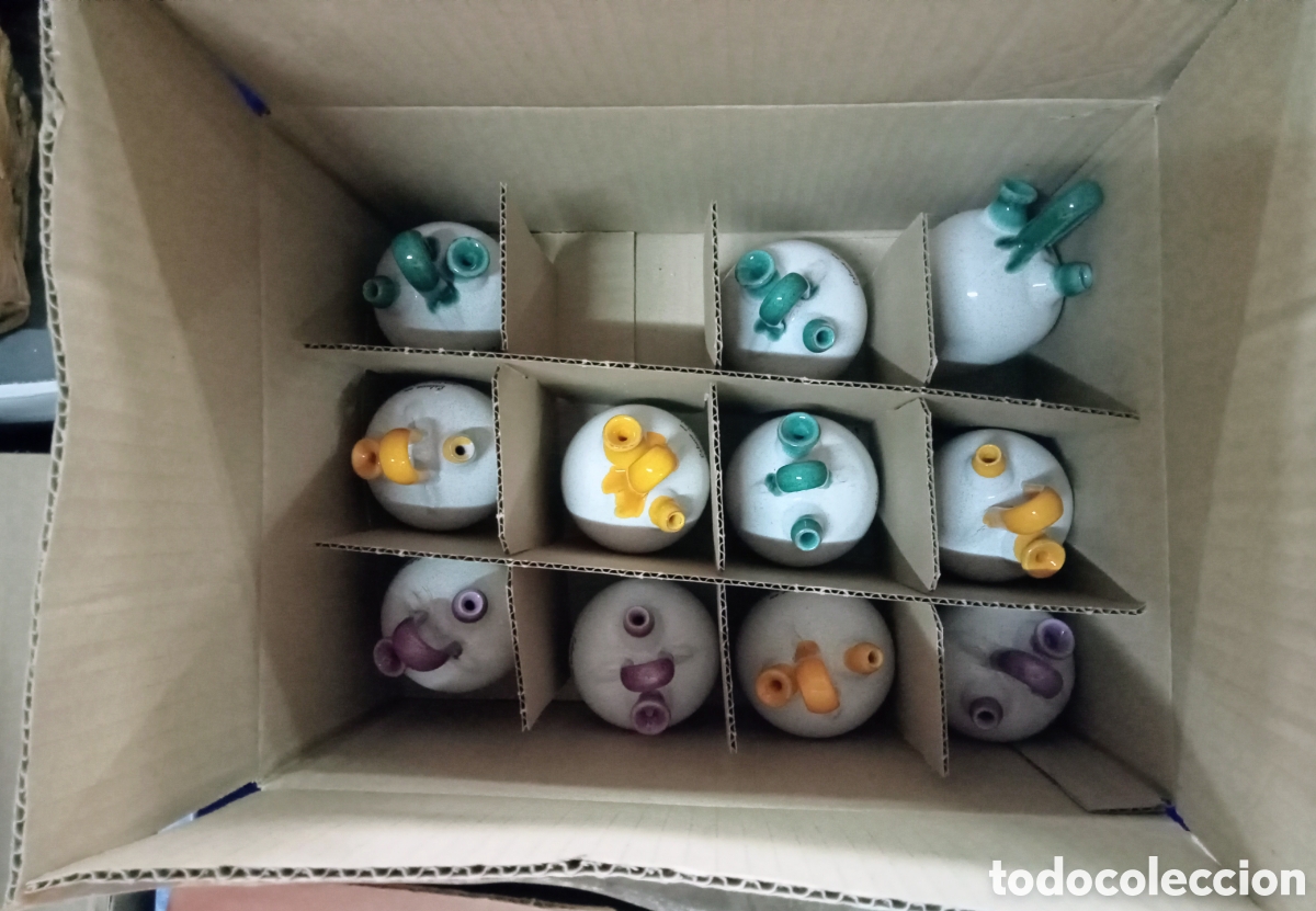 Nuevo: 12 peque&ntilde;os botijos de cer&aacute;mica. - Foto 2