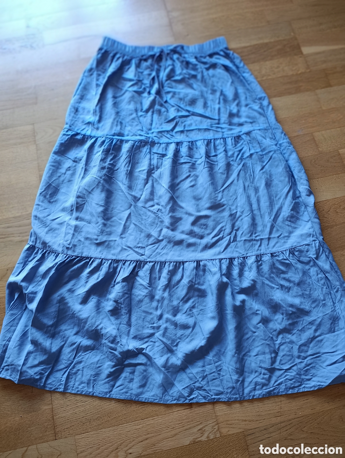Nuevo: Falda de verano larga azul