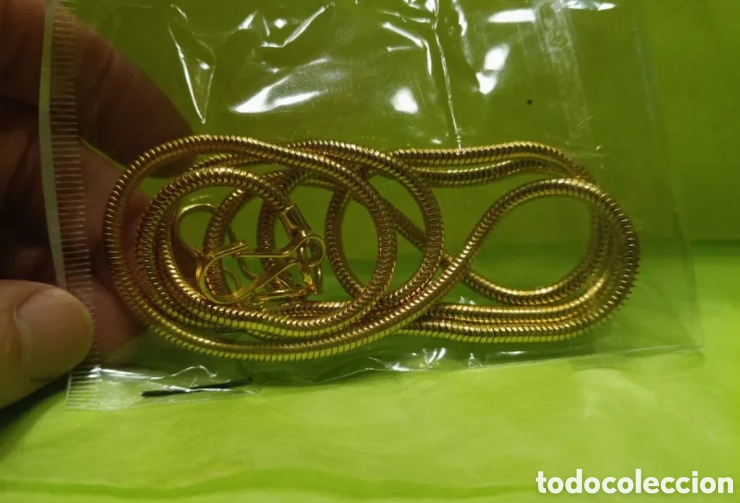 Nuevo: CADENA BOLSO CEREMONIA- TIPO ORUGA- NUEVA - Foto 6