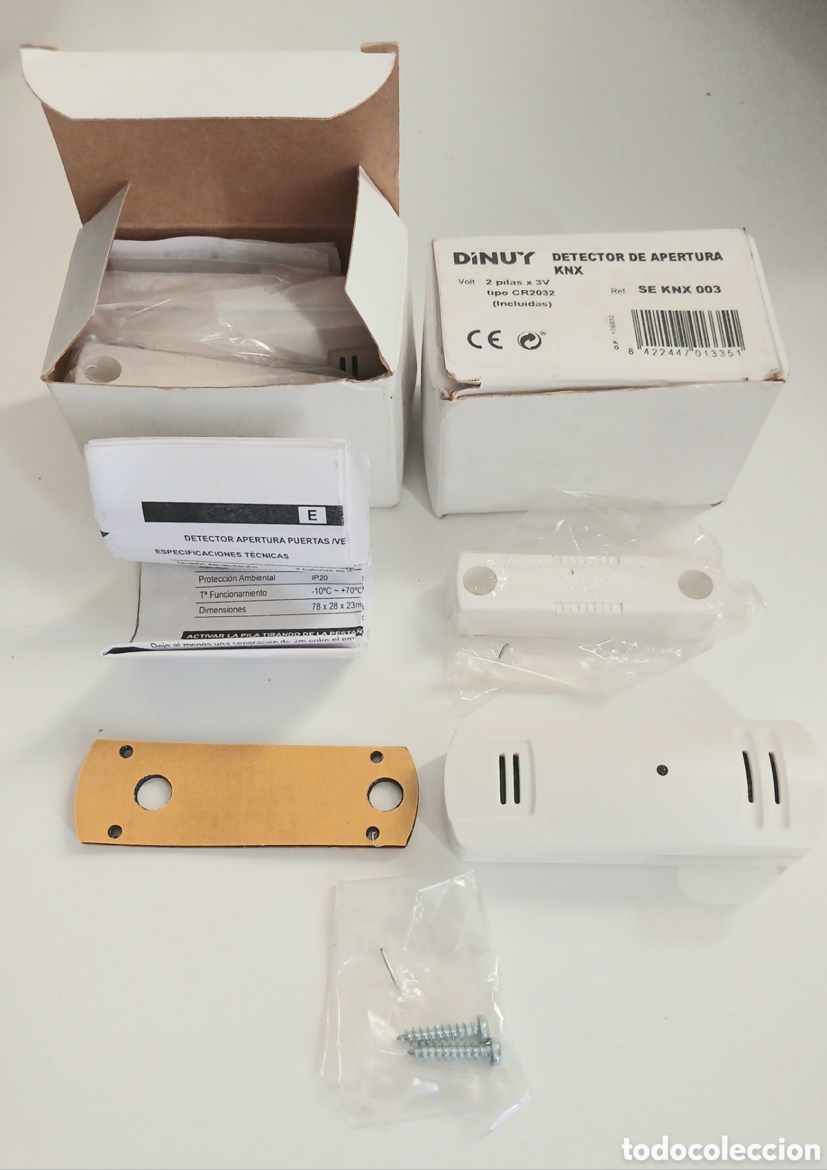 Nuevo: Lote 2 Sensores inalambricos Apertura KNX-RF Dinuy SE KNX 003 (Nuevos)
