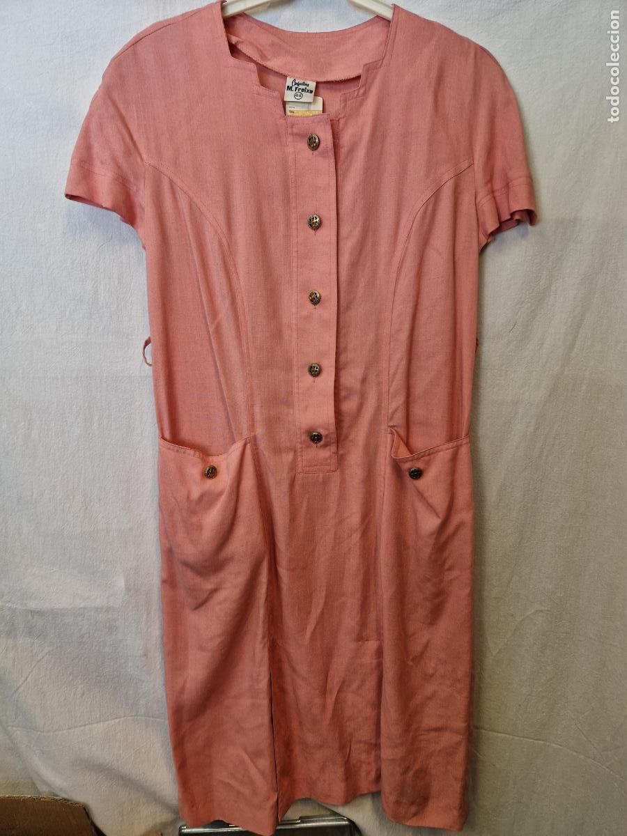 Nuevo: BONITO VESTIDO PARA MUJER. COLOR ROSA. TALLA 44