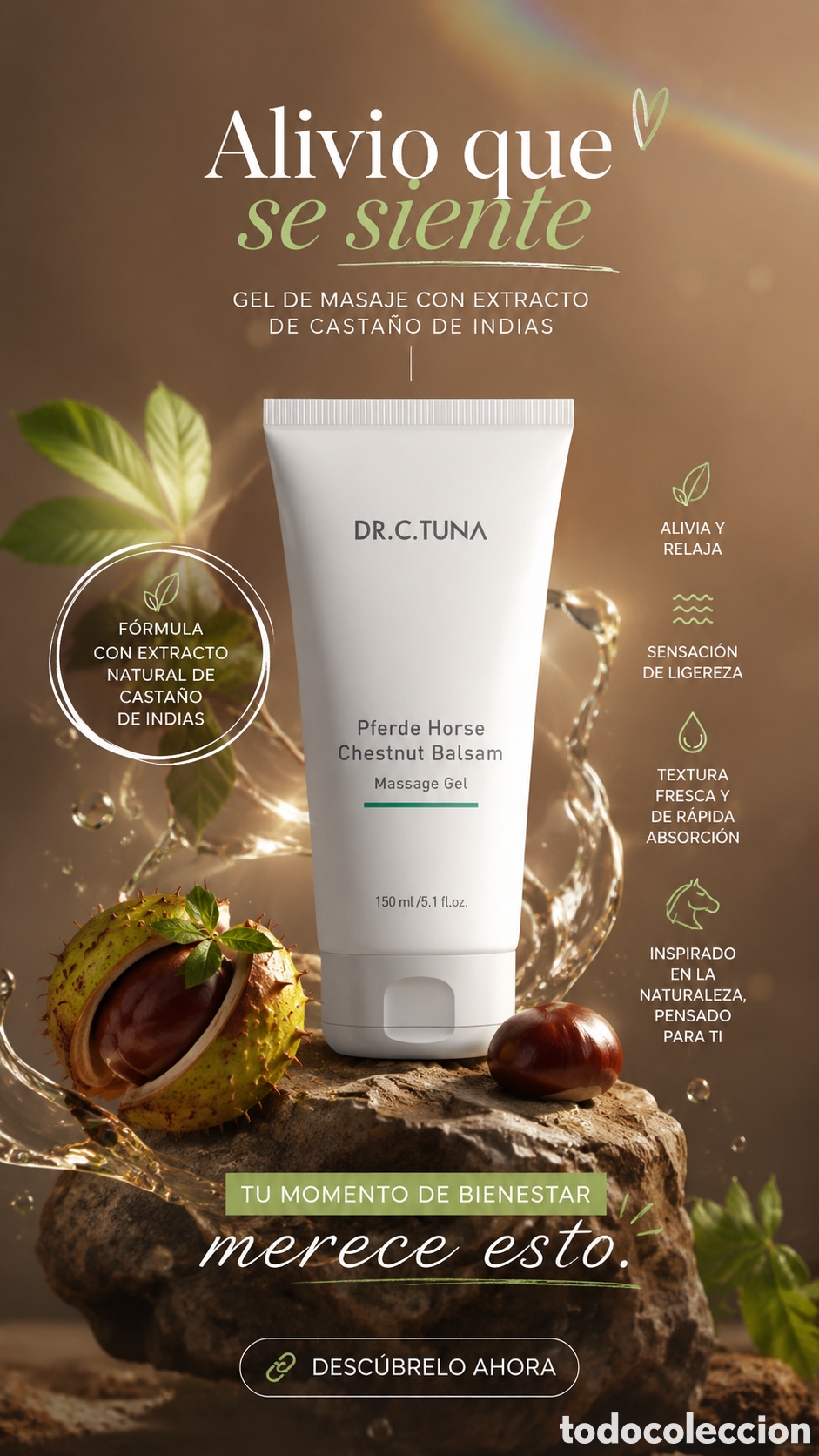 Nuevo: Gel de Masaje B&aacute;lsamo de Casta&ntilde;o de Indias
