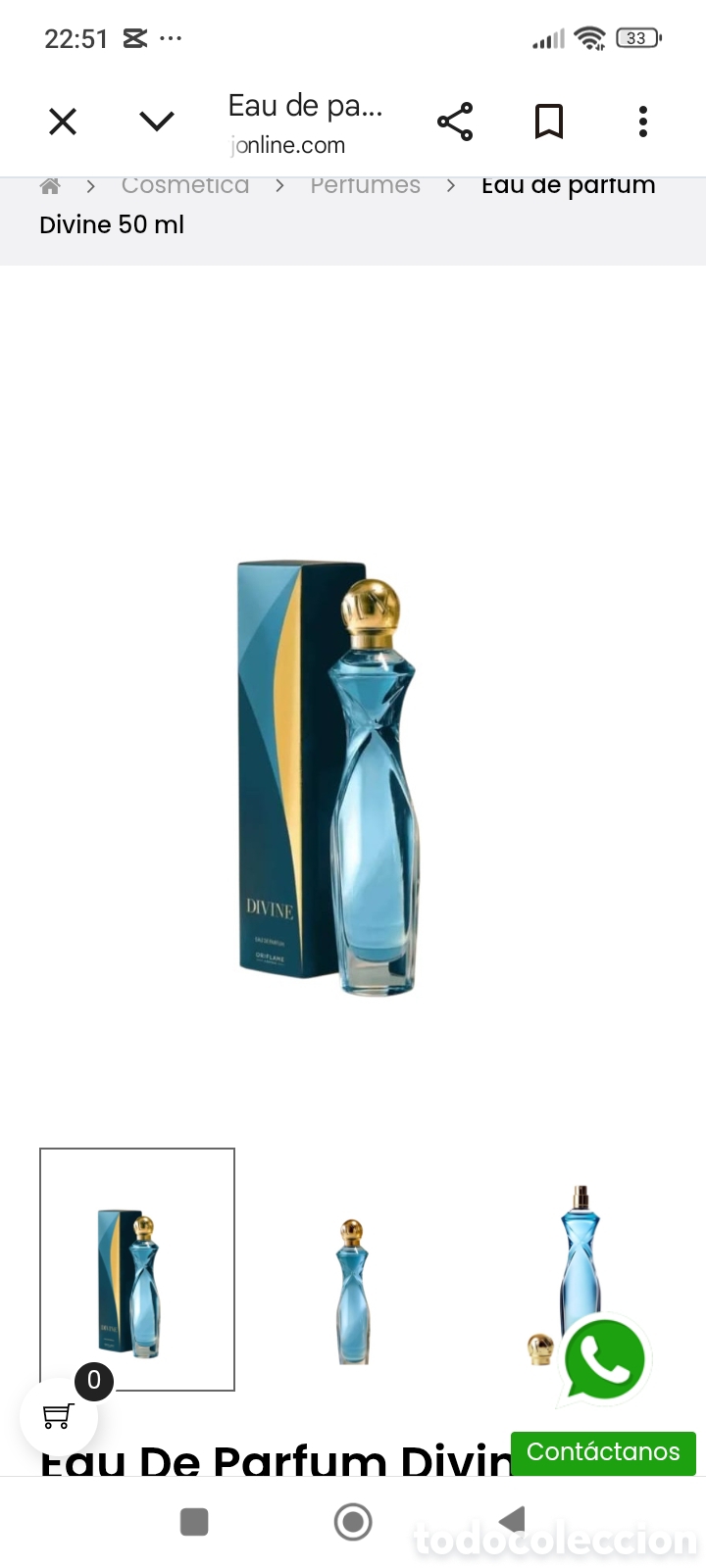 Nuevo: Eau de parfum Divine 50 ml - Foto 2