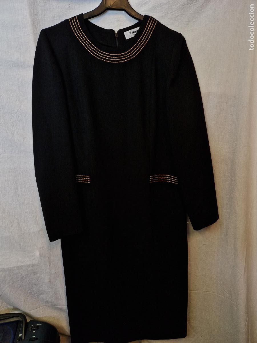 Nuevo: BONITO VESTIDO PARA MUJER. COLOR NEGRO. TALLA 43