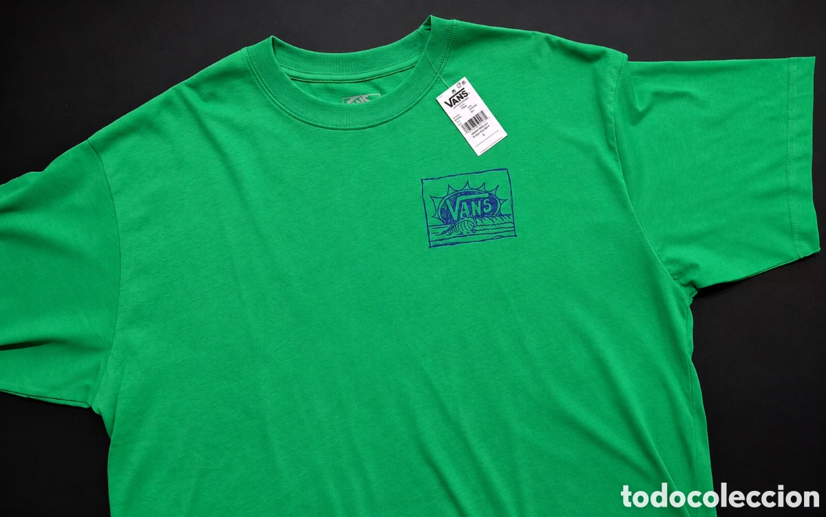 Nuevo: Camiseta Vans Bright Day Beach loose fit verde talla L