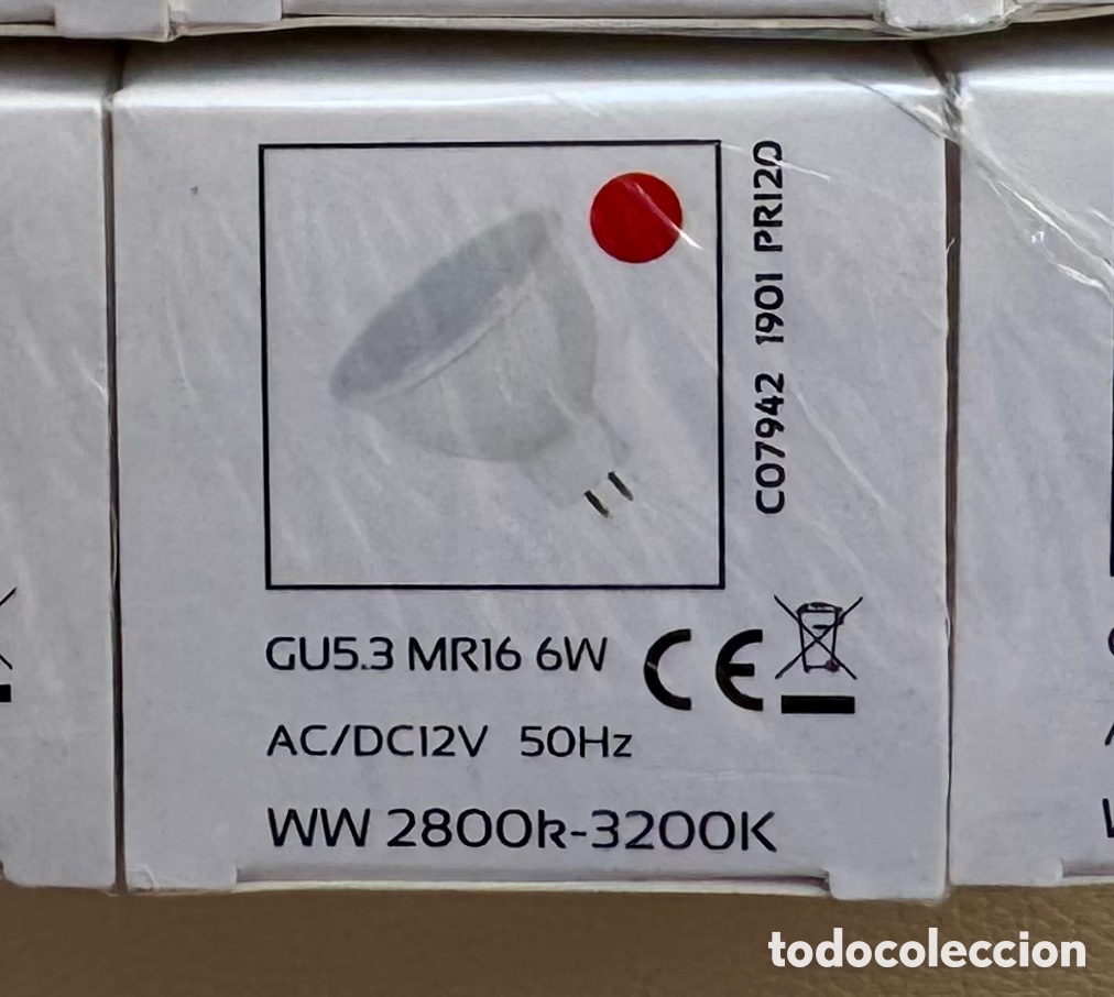 New: LOTE 10 BOMBILLAS LED 6W GU5.3