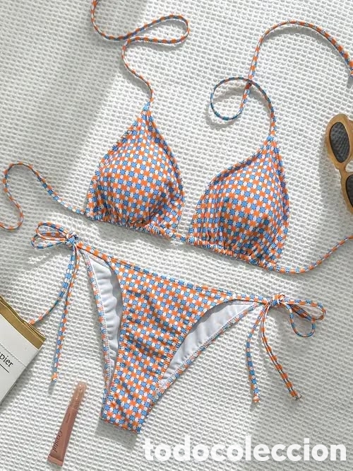 Nuevo: Conjunto Bikini Naranja & Rosa