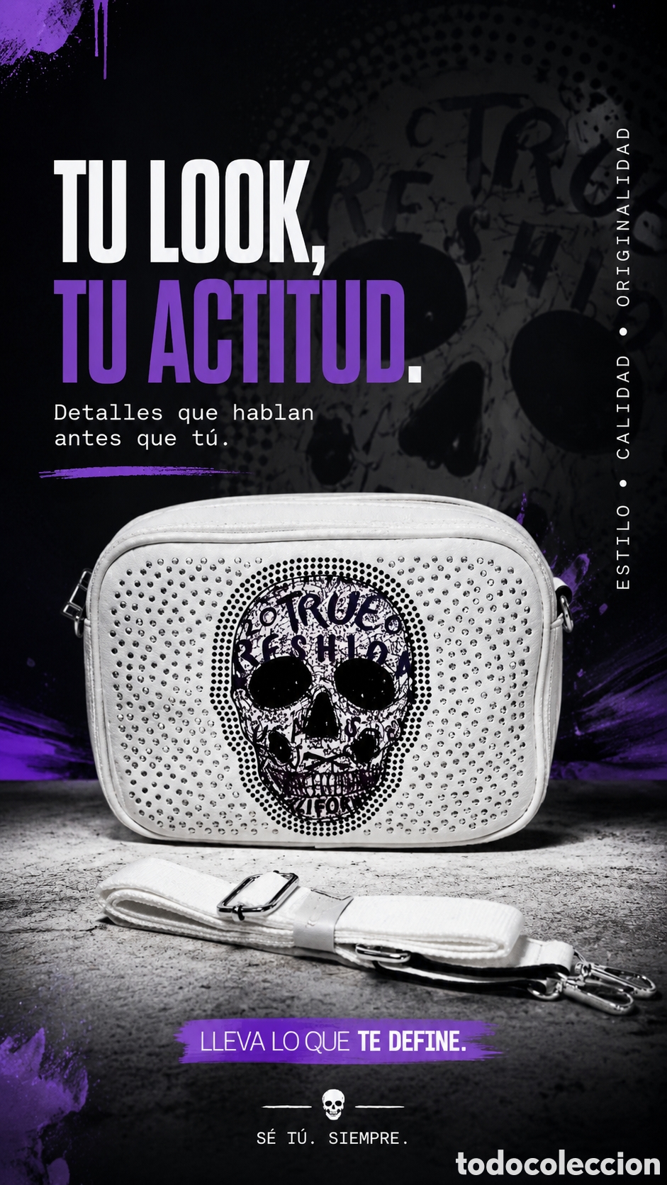 Nuevo: Bolso bandolera Calavera