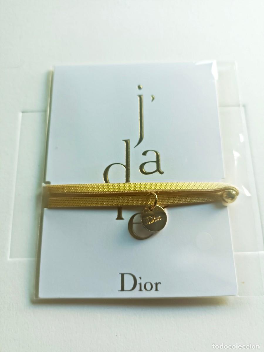 Nuevo: Pulsera Dior J'adore ajustable con colgante dorado