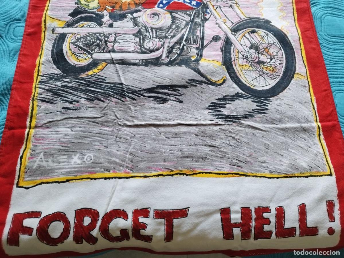 Nuevo: Toalla &rdquo;Harley Davidson Forget Hell!&rdquo; Nueva - Foto 2
