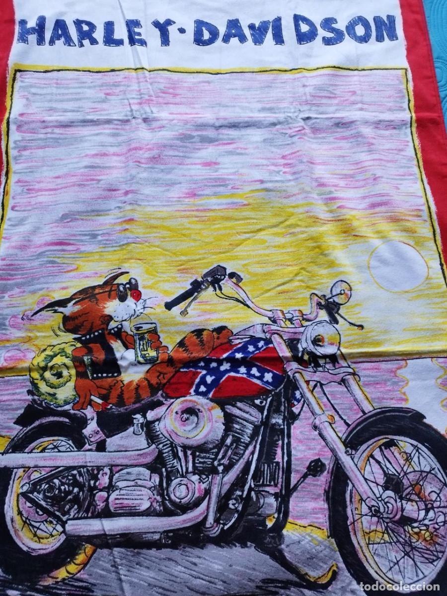 Nuevo: Toalla &rdquo;Harley Davidson Forget Hell!&rdquo; Nueva - Foto 3