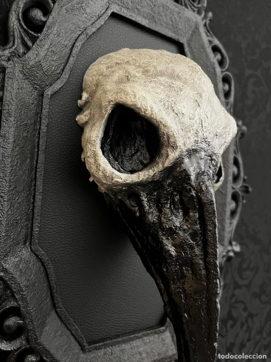 Nuevo: Dark Gothic Raven Skull Calavera - Foto 7