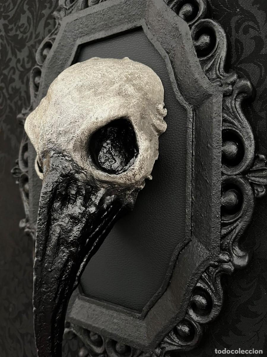 Nuevo: Dark Gothic Raven Skull Calavera - Foto 8