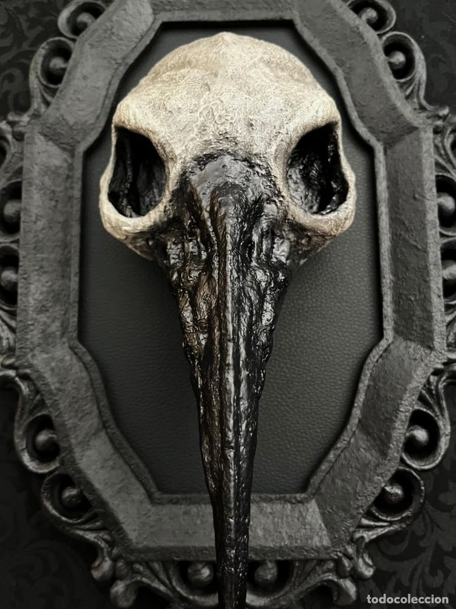 Nuevo: Dark Gothic Raven Skull Calavera - Foto 9