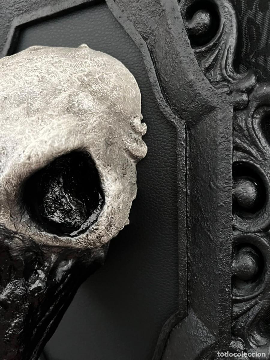 Nuevo: Dark Gothic Raven Skull Calavera - Foto 10