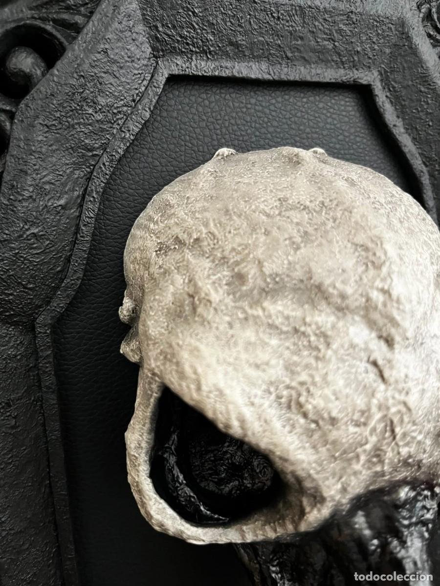 Nuevo: Dark Gothic Raven Skull Calavera - Foto 11