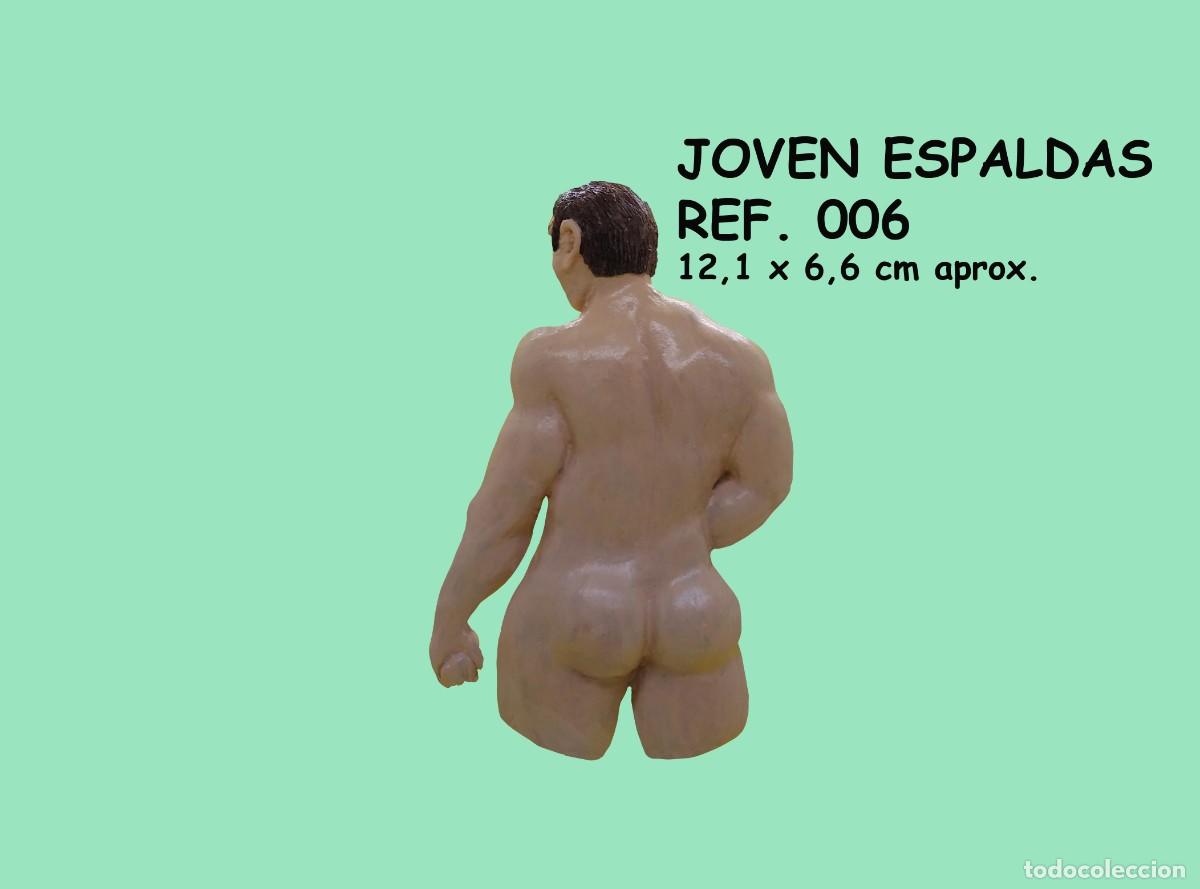 Nuevo: Escultura original gay joven de espaldas im&aacute;n nevera artesan&iacute;a