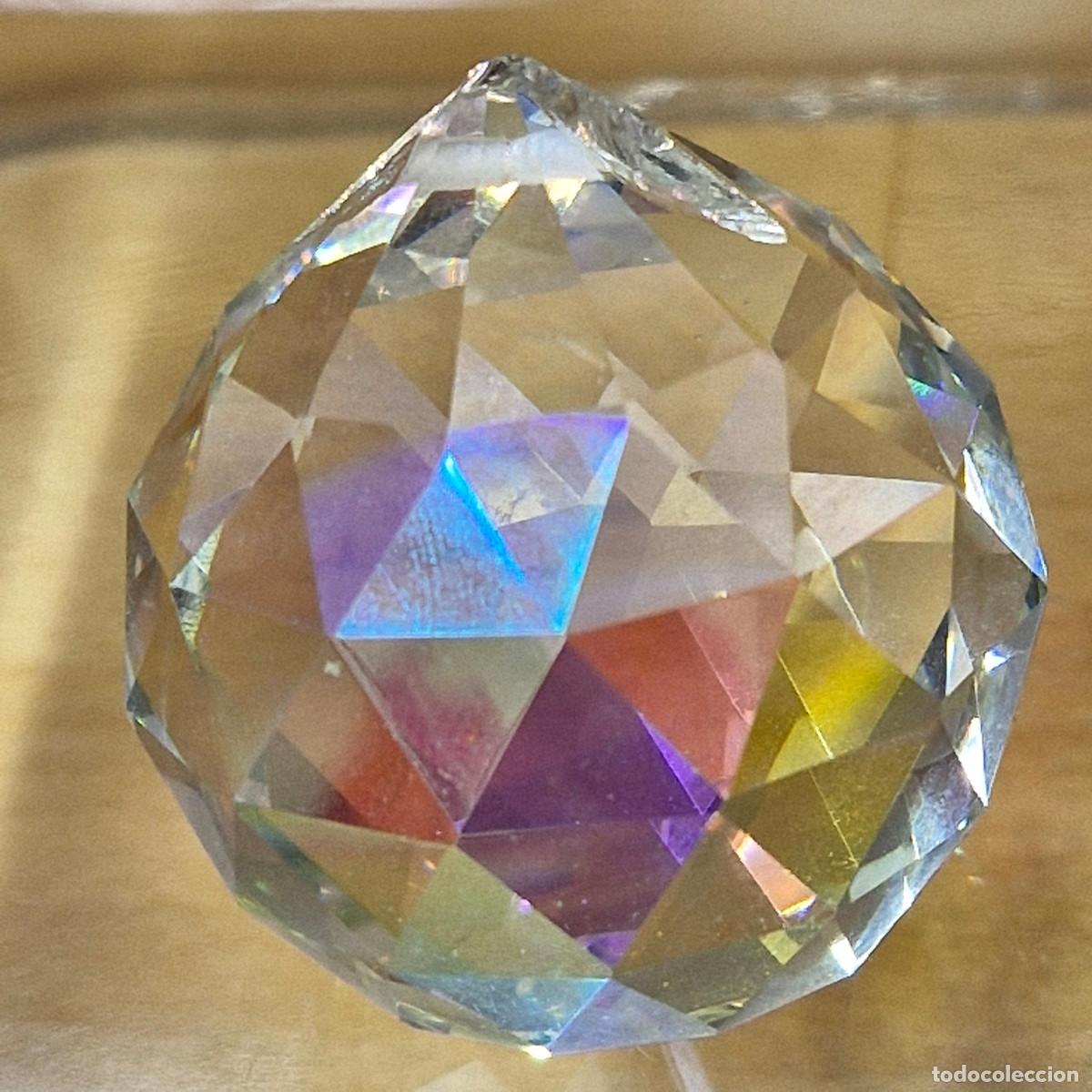 Nuevo: Esfera Prisma Arcoiris Atrapasol Feng Shui Cristal Facetado