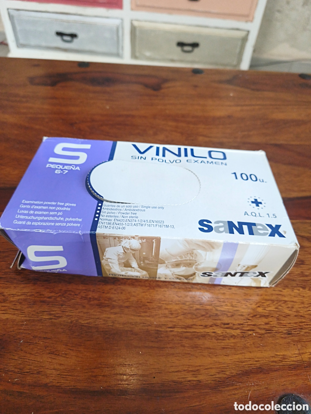 Nuevo: Guantes de vinilo talla s santex - Foto 2