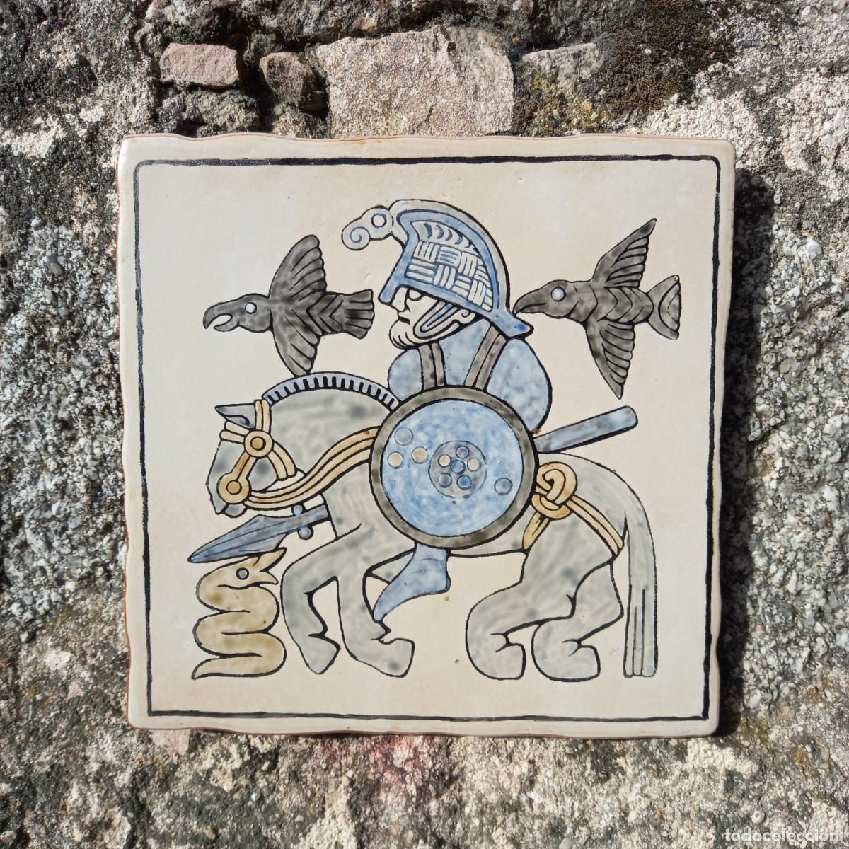 Neuf: Azulejo cer&aacute;mico dios Od&iacute;n