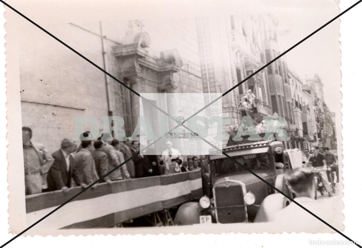 Nuevo: PROCESI&Oacute;N EN HONOR A SAN CRISTOBAL EN CALLE MAYOR CASTELLON EN LOS A&Ntilde;OS 50 C 79