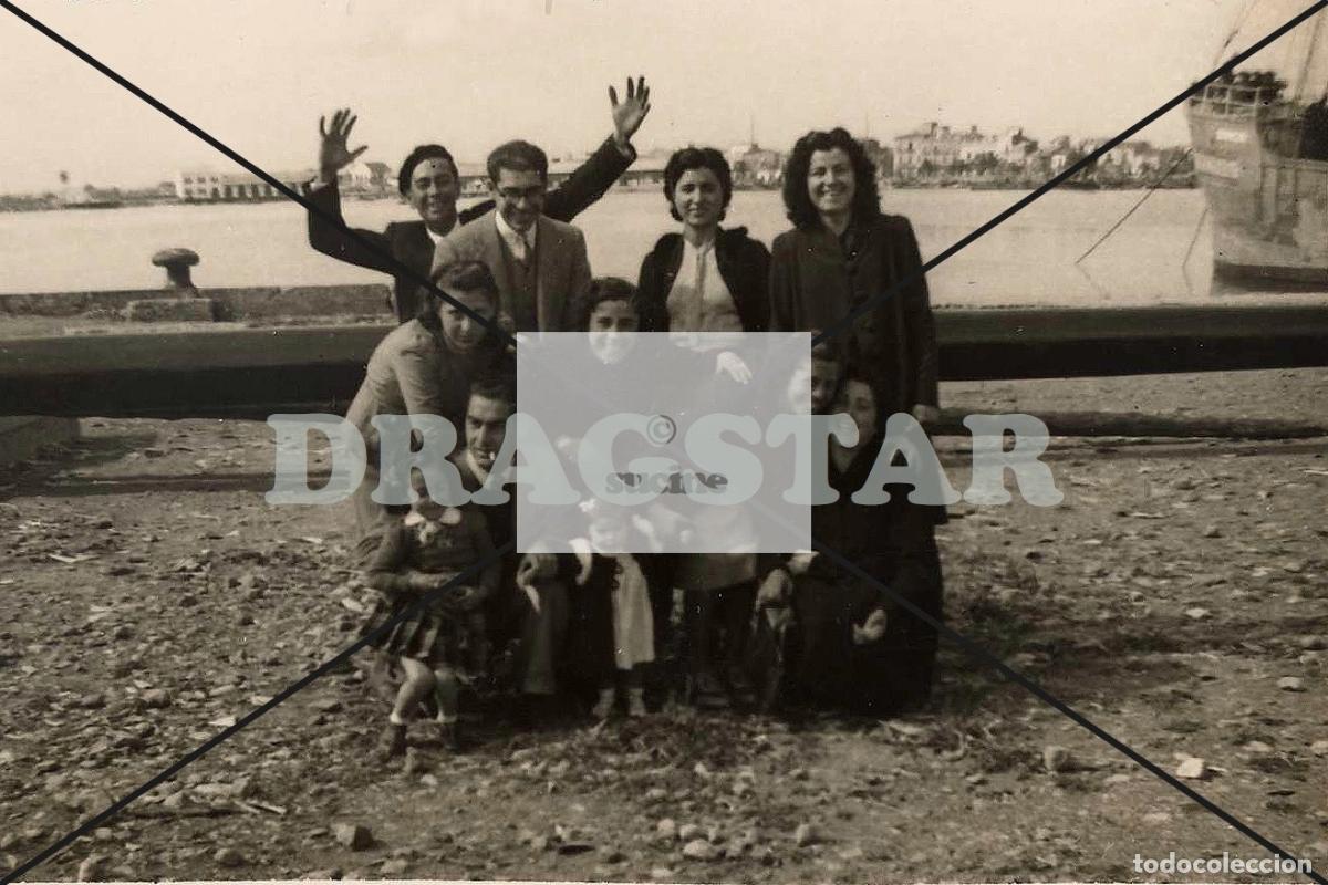 Nuevo: GRAO DE CASTELL&Oacute;N EN EL RECUERDO, FOTO FAMILIAR EN EL PUERTO A&Ntilde;OS 30 C79