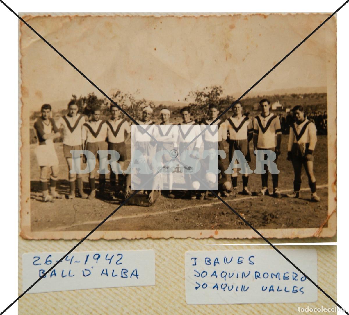 Nuevo: VALL D&acute;ALBA CASTELL&Oacute;N EN EL RECUERDO, EQUIPO DE FUTBOL TEMPORADA 1942 C79