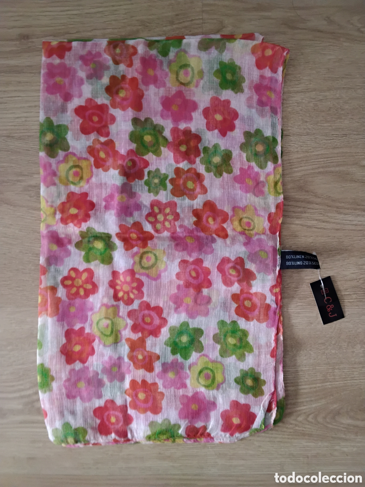 Nuevo: Pa&ntilde;uelo/Chal Estampado Floral - Foto 4