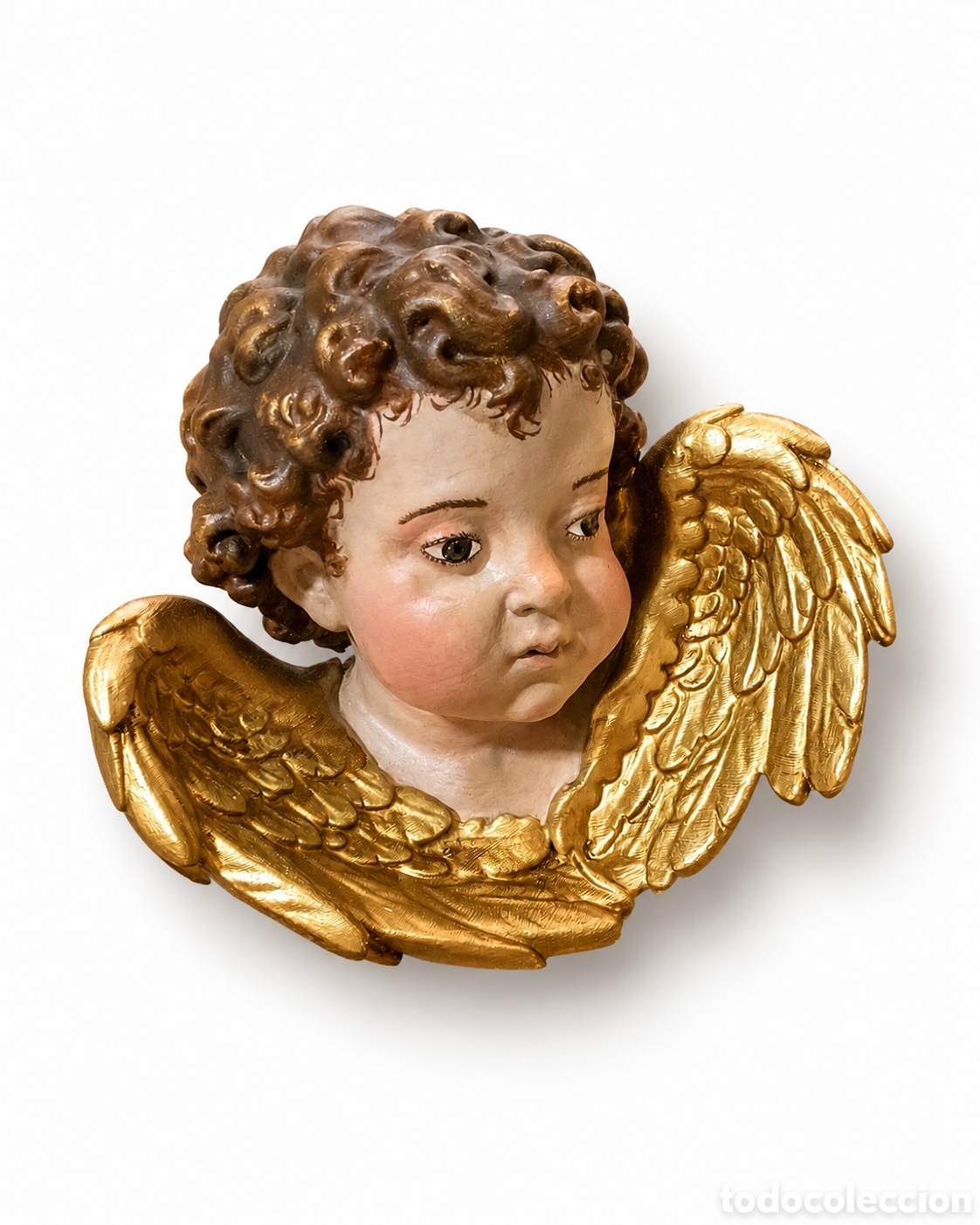 Nuevo: &Aacute;ngel decorativo dorado