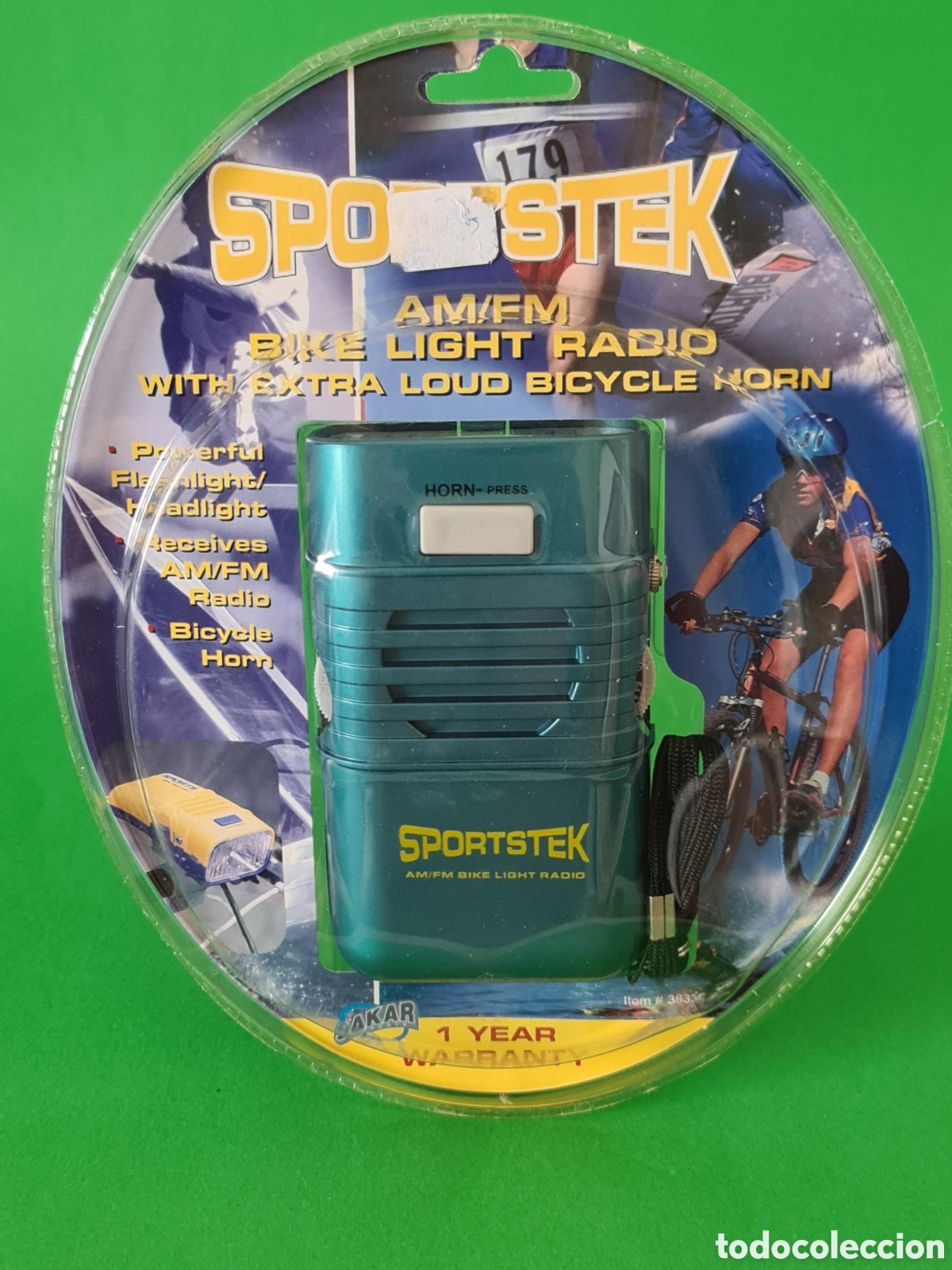Nuevo: Radio con luz y bocina, para bicicleta/ Sportstek